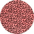 thumbnail image 1 of Ahgly Company Indoor Round Oriental Red Industrial Area Rugs, 7' Round, 1 of 4