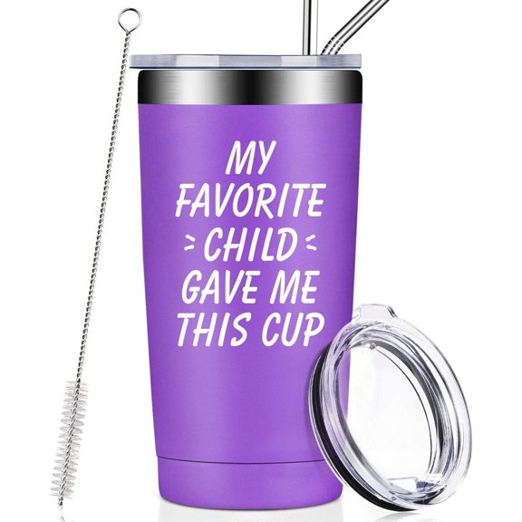 My Favorite Child Gave Me This Cup, Mom Birthday Gifts from Daughter, Son, Kids - Mothers Day Gifts for Mom - Fathers Day Gift for Dad, Christmas Birthday Gifts Tumbler