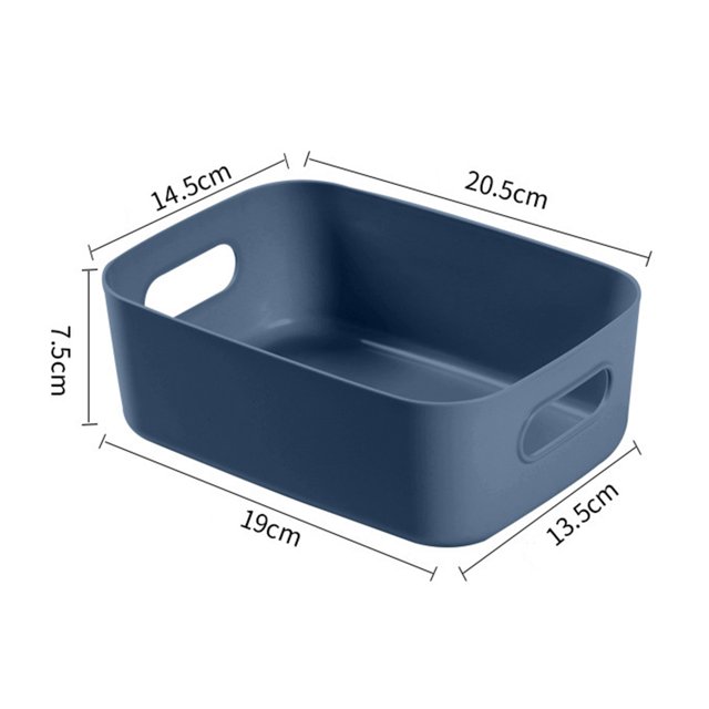 Household Kitchen Storage Container Desktop Storage Basket PP Cosmetic Storages Box Desktops Sundries Organizer With Handle For Household