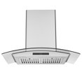 thumbnail image 2 of Ancona 30” Convertible Wall-Mounted Glass Canopy Range Hood in Stainless Steel, 2 of 6