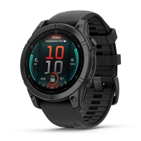 Garmin - fenix E GPS Smartwatch 47mm Fiber-reinforced polymer - Slate Gray Steel - (2024)