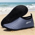 thumbnail image 6 of Barefoot Shoes for Women Slip-On Walking Sneakers with Wide Toe Box Non-Slip Lightweight Sole Breathable Fabric Flexible Minimalist Design for Everyday Wear Hiking Grounding Activities,Gray 44, 6 of 6