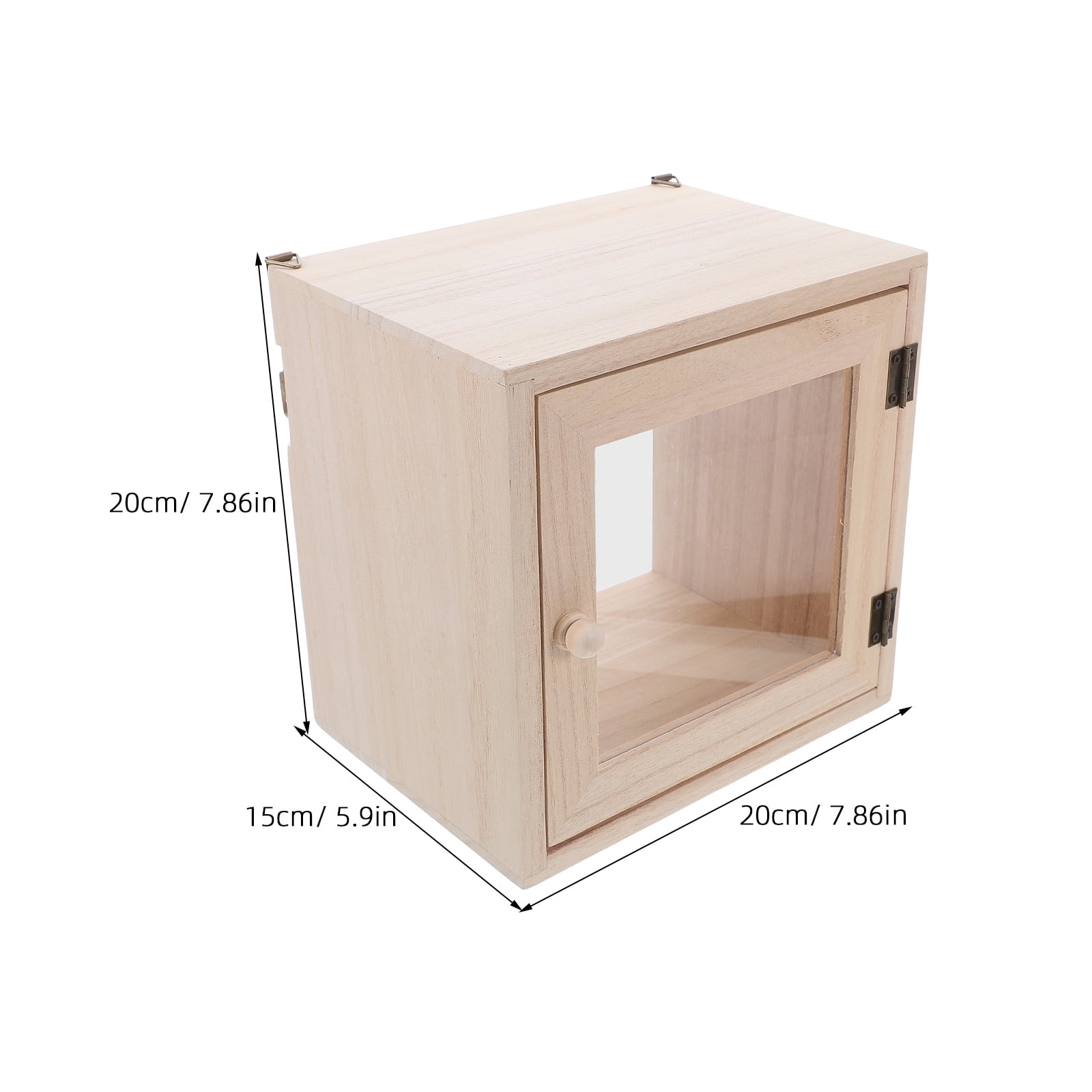 AURARMLET Lockable Beige Wall Mailbox Space Saver Container for Home and Outdoor Use