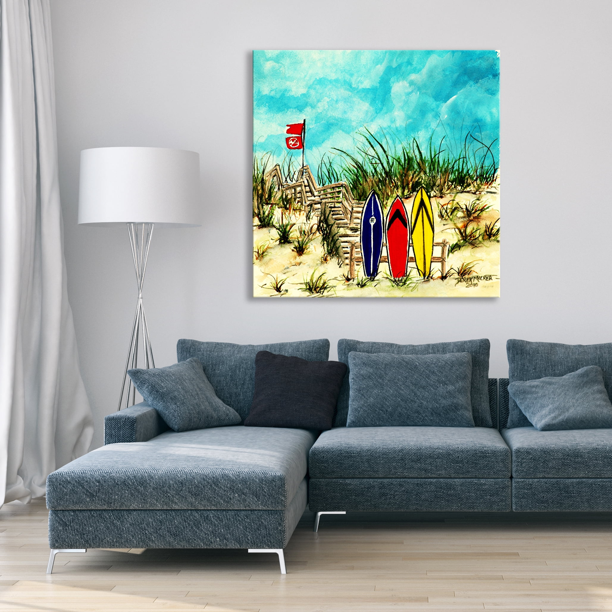 ArtWall Derek Mccrea Surfing Wall Art