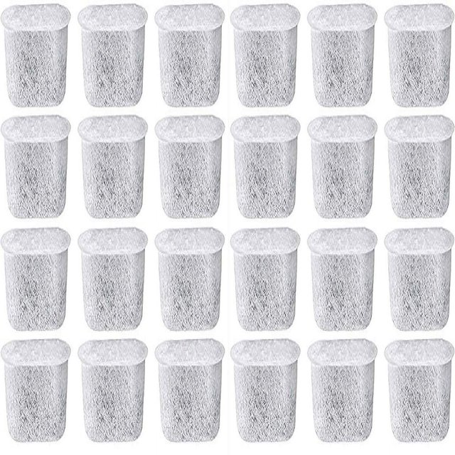 Newhouse Charcoal Filters (24-Pack) Replacement Charcoal Water Filters for Coffee Machines