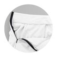 thumbnail image 3 of Olyvenn Women's Wide Leg Pants Capris Pants High Waist Casual Lounge Pants Adjustable Tie Business Casual Pants White XL, 3 of 9