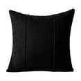 thumbnail image 2 of Throw Pillow Covers,Modern Sofa Cushion Cover,Luxury Bedroom Decor,for Couches,Reading Chairs,Home Accent,17.7x17.7 Inch,Black, 2 of 8