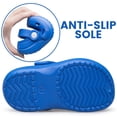 thumbnail image 3 of AMANSSE Boys Girls Garden Clogs Kids Slides Sandals Shower Slippers Unisex Child Beach Water House Shoes Indoor Outddor Sandals Blue Toddler Size 10, 3 of 6