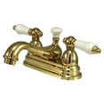 thumbnail image 1 of Kingston Brass KS3602PL Robinet de Lavabo Central 4 Pouces - Laiton Poli, 1 of 2