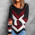 thumbnail image 7 of Kilaqueen Sweaters for Women Fashion Print Long Sleeve Crew Neck Knit Pullover Tops Casual Trendy Comfy Sweater, 7 of 7