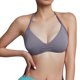 thumbnail image 1 of Sujetador deportivo sin espalda con tirantes para mujer - Copas acolchadas extraíbles, nailon-spandex - Sujetador de yoga y gimnasio con fruncido delantero - Tallas XS-XL, 1 of 5
