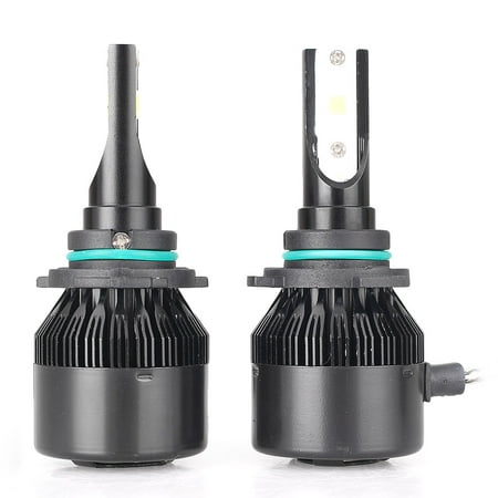 GZYF 2PCS LED Headlights Bulbs All-in-One Conversion Kit Car Bulb,72W/set,Cool White 6000K, H4