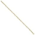 thumbnail image 2 of Cheville en Or Jaune 14k Polie à Motif Diamant, 2 of 4