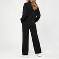 thumbnail image 7 of Mifsaly Plus Size Womens Sweatsuits 2 Piece Set V Neck Sweatshirts and Wide Leg Pants Fall Winter Going Out Athletic Gym Lounge Matching Outfits, 7 of 7