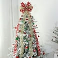 thumbnail image 5 of Dalrosia Christmas Tree Topper, Large Christmas Bow Tree Topper, for Xmas Ornament Holiday Home Wedding Thanksgiving Indoor/Outdoor Decoration, 5 of 5