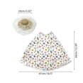 thumbnail image 4 of HWRETIE Yard Outdoor Cement Figurine Bumblebee Top Hat and Tulle Skirt Set Porch Gooses Costume Decorative Outfit, 4 of 6