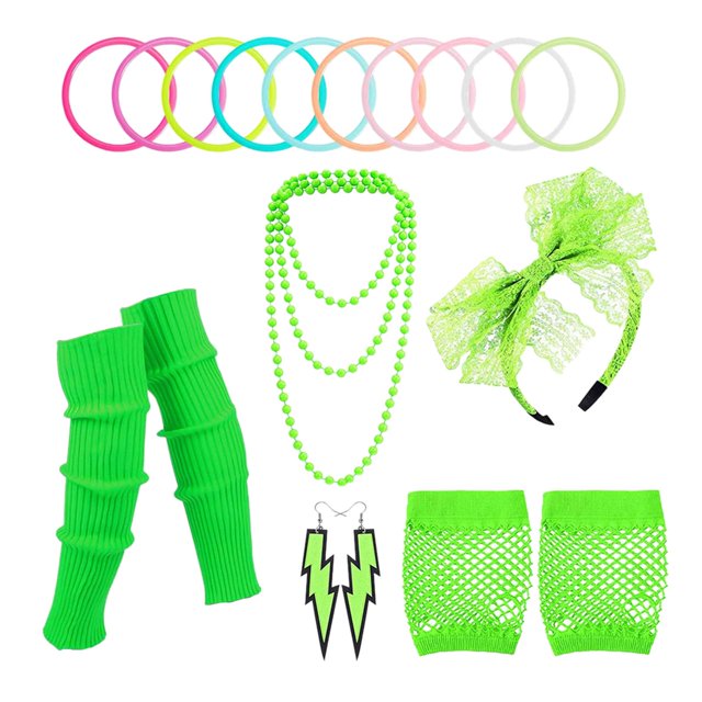 Conjunto de accesorios para disfraces, pulsera de vestir, accesorios para disfraces Verde Yuyangstore none