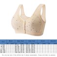 thumbnail image 2 of Conjunto de lencería Ropa interior estampada para mujer, sujetadores informales con cuello en V, traje de ropa interior en forma de H de color sólido Ygjytge Beige T L para Mujer, 2 of 5