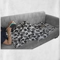 thumbnail image 6 of Vegan Soft Flannel Fleece Blanket, Vintage Engraving Style Art Illustration of Figs Vegetarian Delicacies Summer Fruit, Cozy Plush for Indoor and Outdoor Use, 50" x 70", Black White, by Ambesonne, 6 of 6
