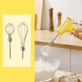 thumbnail image 3 of a de mano eléctrica portátil a de mano recargable USB a de mano eléctrica inalámbrica de mano para comida de bebé, pastel, cocina , Amarillo 2 Varill Amarillo 2 Varils Baoblaze Mezclador de mano, 3 of 8