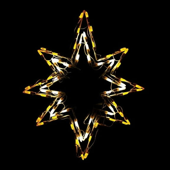 Holidynamics LED Outdoor Metal Frame 23in Bethlehem Star Christmas Display