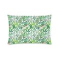 thumbnail image 1 of BSDHOME Greenery Watercolor Pattern Deisign Pillowcase Pillow Cover Two Sides Printing 20x30 inches, 1 of 1