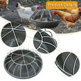 thumbnail image 6 of Poultry Feeder Pigeon Feeder Goose Feeder Deep Trough with 20 Holes for Hens Chooks and Other Backyard Birds, 6 of 9