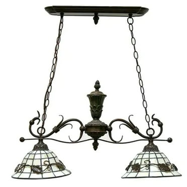 Dale Tiffany Savanna Island Fixture Antique Black in finish