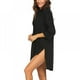 thumbnail image 5 of Camisas de playa para mujer, vestidos camiseros de baño, tallas grandes, escote en V profundo, bikini, ropa de playa, vestido playero, pareo, trajes de baño para mujer, vestido informal, tallas S-3XL, 5 of 8