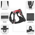 thumbnail image 6 of Haiem Colorful Cartoon Biplane Pattern No-Pull Dog Harness Reflective Front Clip Vest with Handle,Step-in Air Dog Harness,Adjustable 2 Metal Rings 4 Buckles-Medium, 6 of 6