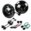 2pcs 7 Inch Round 40W LED Projector Headlights For Jeep For Wrangler JK/TJ/LJ/CJ Glass Lens Sealed Beam Headlights