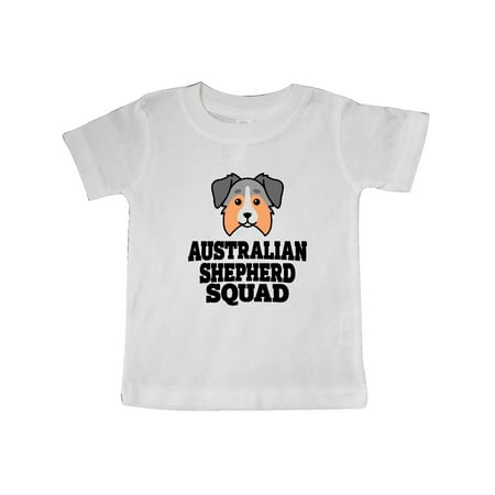 

Inktastic Dog Australian Shepherd Squad Gift Baby Boy or Baby Girl T-Shirt