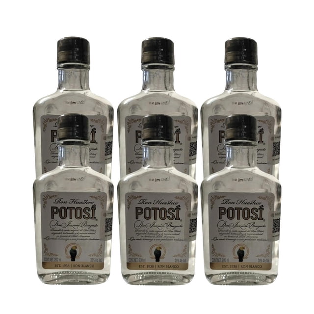 Pack de 6 Ron Potosi Blanco 200 ml
