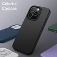 thumbnail image 6 of JETech Silicone Case for iPhone 15 Pro 6.1-Inch, Silky-Soft Touch Full-Body Protective Phone Case, Shockproof Cover (Black), 6 of 6