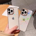 thumbnail image 5 of Compatible for iPhone 14 Pro Max Case Laser Geometric Pattern, Cute Glitter Bling Rainbow Holographic Clear Case for Women Girls Shockproof Camera Protective Back Cover Case - Fragment, 5 of 11