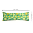 thumbnail image 6 of Lemon Print Body Pillow Cover - Soft & Breathable Fabric, Hidden Zipper, 20"x54", Cute Fruit & Floral Design - Perfect Gift for Lemon Lovers, Summer Decor, Side Sleepers & Pregnancy Support, 6 of 7