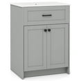 thumbnail image 1 of Costway Bathroom Vanity Unit with Basin Under Sink Bathroom Storage Cabinet Freestanding, 1 of 10