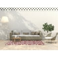 thumbnail image 3 of Simply Daisy 5' x 7' Coral Hugs and Kisses Valentines Chenille Indoor/Outdoor Rug, 3 of 4