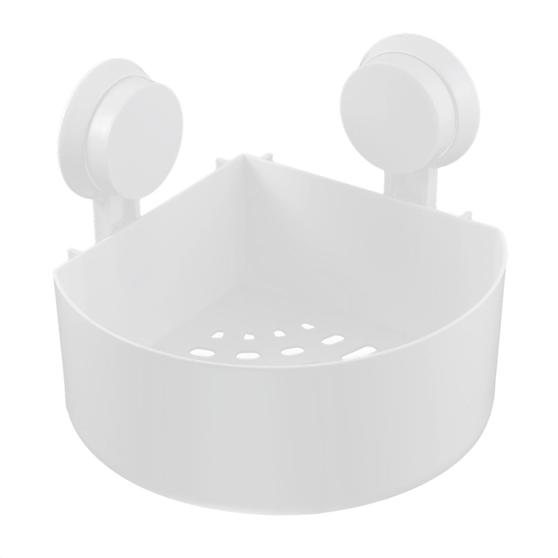 Uxcell Bathroom Shower Mirror Suction Cup Corner Storage Rack Organizer