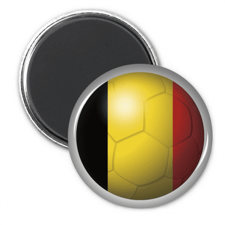 Belgium National Flag Soccer World Cup Refrigerator Magnet Sticker Decoration Badge