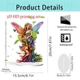 thumbnail image 3 of YWIYIUD Fée avec Ailes de Papillon et Fleurs Colorées - Collection de Statues de Fée Décoration Maison - Décoration Plate 2D Cadeaux de Jardinage en Résine pour Femmes Statues pour Jardin Fée Intérieur Ou Extérieur, 3 of 7