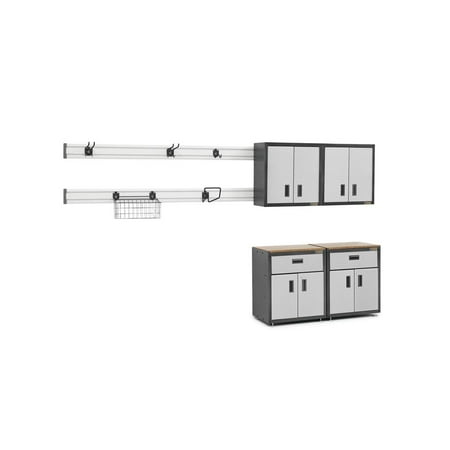 Gladiator - GearTrack Channels 4' (2-Pack) - Gray