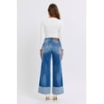 thumbnail image 6 of Judy Blue Women's Distressed High Waist Wide Leg Jeans, 6 of 10