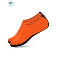 thumbnail image 3 of Deago Men Women Skin Water Barefoot Shoes Aqua Beach Socks Yoga Exercise Pool Swim Slip On Surf " M size, Orange", 3 of 8