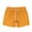 Yellow, variant on Plebaso Men's Corduroy Shorts Elastic Waist Casual Shorts Drawstring Summer Shorts with Pockets