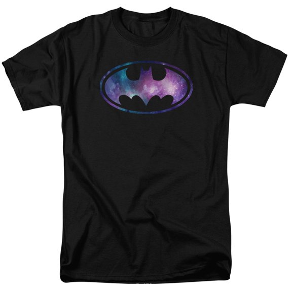 Batman Galaxy Signal S/S Adult 18/1 T-Shirt Black