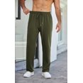 thumbnail image 4 of COOFANDY Men's Cotton Sweatpants Open Bottom Lounge Pants Lightweight Casual Jogger Pants with Pockets, 4 of 6