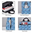 thumbnail image 5 of Daiia Blue Fish School Backpack for Men and Women Lightweight Backpack Durable Backpack Water-Resistant,Travel,Work Bag, 5 of 9