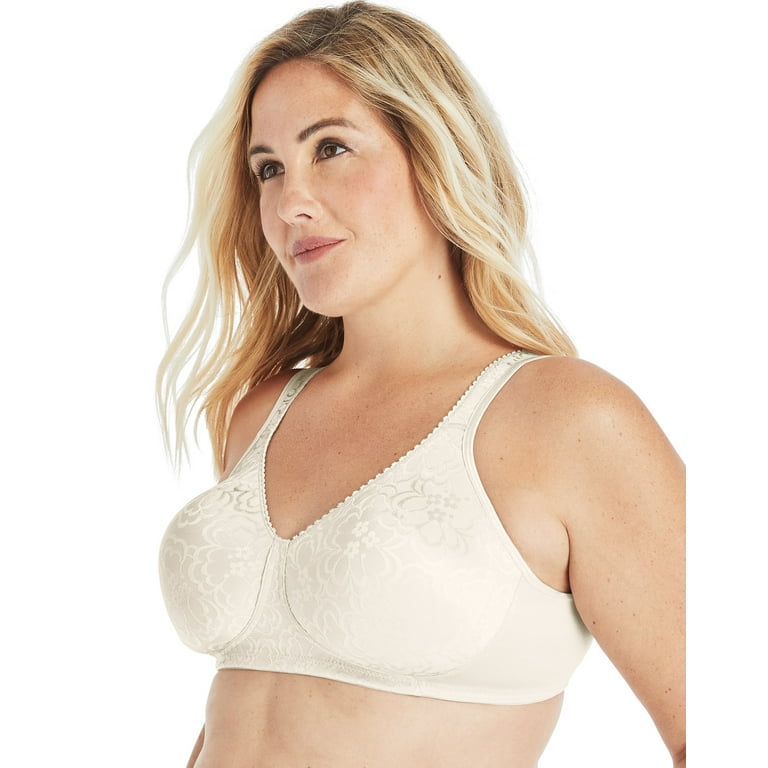 Playtex 18 Hour Ultimate Lift & Support Wireless Bra Mother of Pearl 38C  Women's