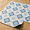 Sky Blue Medallion-12x12 inch-10, variant on Sky Blue Medallion 12x12 inch 10 Piece Peel and Stick Vinyl Floor Tile